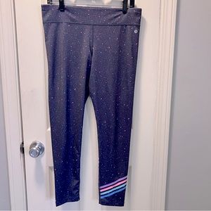 NWOT XERSION Girl’s Plus Size Leggings Quick-Dri L Large 14 1/2 - 16 1/2 Graphic